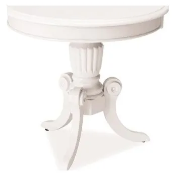 Konferenční stolek Kulatý konferenční stolek NEVADA D bílý