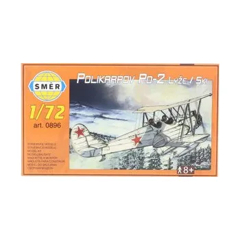 Plastikový model Polikarpov Po-2 lyže 1:72