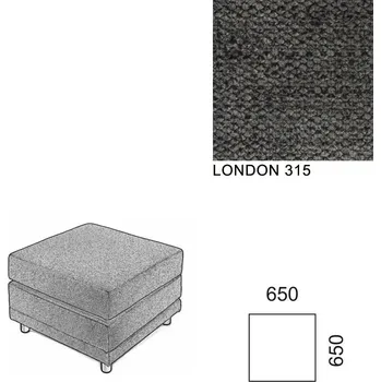 Taburet Rozkládací taburet AVA TAB LONDON 315