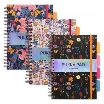 Set školních potřeb Project Book Bloom B5/100K linia mix (3szt) PUKKA