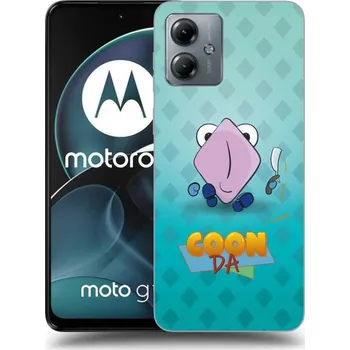 Pouzdro na mobilní telefon Picasee silikonový černý obal pro Motorola Moto G14 - COONDA holátko - světlá
