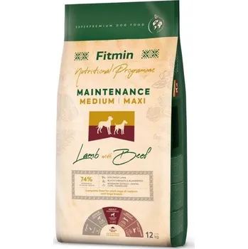 Chovatelství Fitmin Medium Maxi Maintenance Lamb with Beef krmivo pro psy, 12 kg
