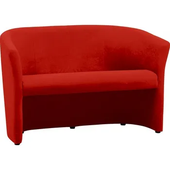 Křeslo Dvoumístné klubové křeslo CUBA, látka červená