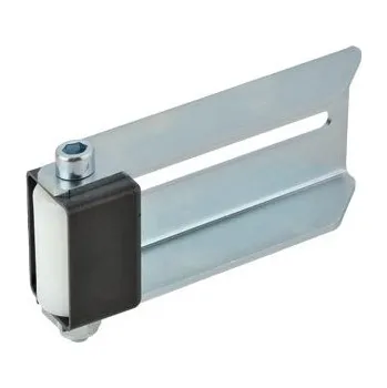 Boční vedení brány s nylonovým kolečkem 40x60 mm a krytem