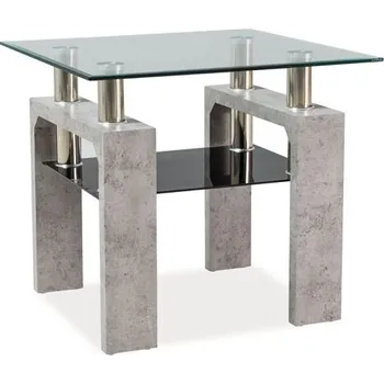 Konferenční stolek LISA "D" (LISADTBT) konferenční stolek beton 60x60x55 (S) (K150-Z)