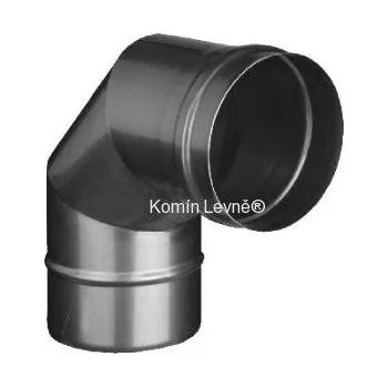 Komín Nerez koleno pevné 90° 130/0,6mm