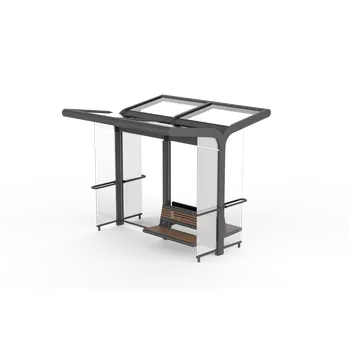 Přístřešek na auto HTI Autobusový přístřešek oboustranný WHC281.00 HOCKEY