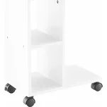 Příruční stolek, bílá, ABBAS NEW