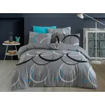 Brotex Povlečení bavlna 140x200, 70x90cm Toronto bluegrey zipový uzávěr