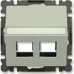 5014T-A00418 243 Kryt zásuvky komunikační olivová ZONI ABB