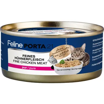 Krmivo pro kočku 12x156g Feline Porta 21 - Čisté kuřecí maso