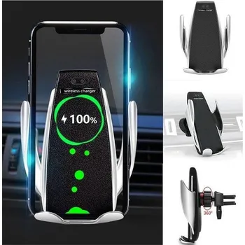 Držák do auta Interlook PSI-Q004 | Automatický držák telefonu do auta s indukční nabíječkou Černý