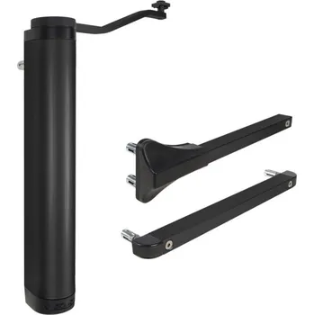 Zavírač dveří Hydraulický samozavírač LOCINOX 90°/180° pro branky do 150 cm/150 kg, černý, VERTICLOSE-2-9005