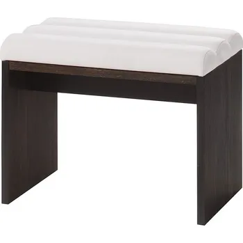 Taburet Taburet PORTI P-81 k toaletnímu stolku, dub čokoládový/Carabu 60