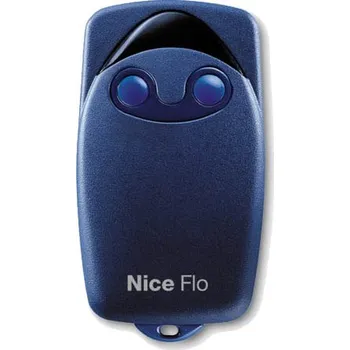 Pohon brány NICE Flo FLO2 – dvoukanálový dálkový ovladač pro pohony NICE s pevným kódem 1 ks (NICE-FLO2)