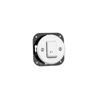 vypínač VINTAGE vypínač 7 křížový bílá bez rámečku klapka kulatá keramika R140QX