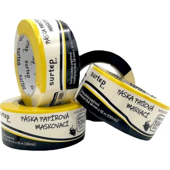 Lepicí páska SURTEP, s. r. o. Surtep Bull Páska papírová maskovací 48mm x 50m (130mic)