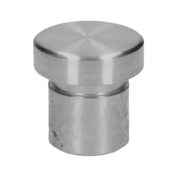 Zábradlí Ukončení z nerezové oceli pro vlepení do trubky ⌀12x1,5 mm plný materiál, AISI304, abrazivní