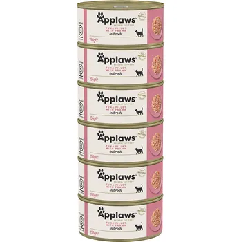 Krmivo pro kočku Applaws konzerva Cat Tuňák s krevetami 6x156g