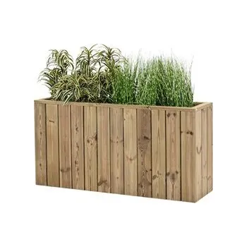 Květináč ZOWN Atrium dřevěný květináč, 120 x 34 x 60 cm, 74 l A1236