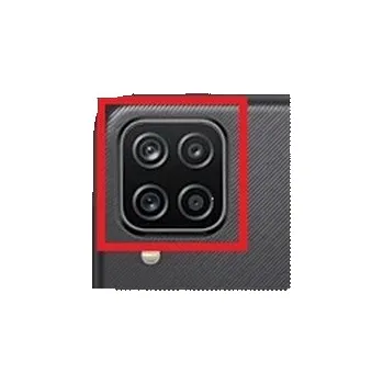 Sklíčko zadní kamery Samsung A125, A127, M127 Galaxy A12, A12s, M12 black