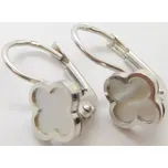 Klenoty Budín Dámské zlaté náušnice v bílém zlatě s perletí 585/1,80gr HK2275 (Klenoty Budín Dámské zlaté náušnice v bílém zlatě s perletí 585/1,80gr HK2275)