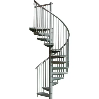 Schodiště Točité schodiště Minka Rondo Zink Plus průměr 160cm pro výšku 300cm venkovní modulové schodiště stavebnicového typu