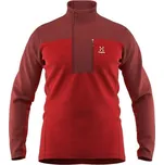 Pánská mikina HAGLÖFS ROC FLASH MID XL Červená, Bílá