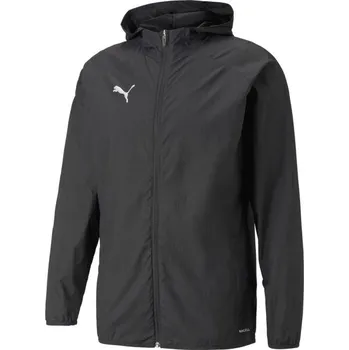 Pánská sportovní bunda Puma TEAMCUP WINDSHIELD M Černá, Bílá