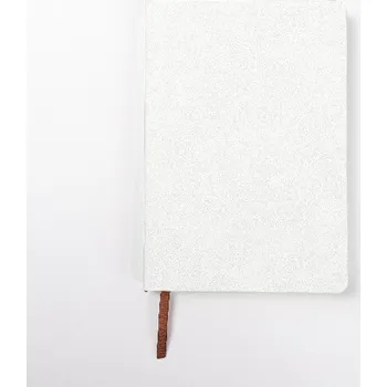 Zápisník Zápisník A5 kožený bílý sublimace termotransfer