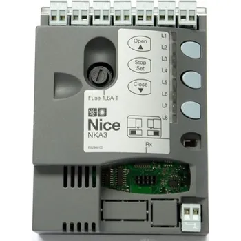 Pohon brány NICE NKA3 - řídicí jednotka pro pohon NICE Naked Sliding NKSL400 a NICE Slight SLH400