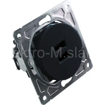 Elektrická zásuvka SEU1028B usb zásuvky černá SOUL DPM