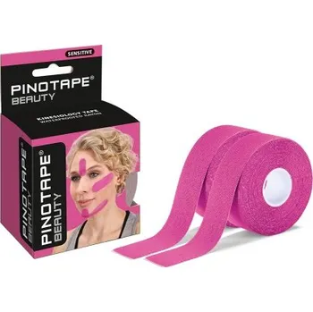 Tejpovací páska PINO Pinotape Beauty Sensitive 2 ks 2,5 cm x 5 m růžová