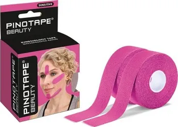 Tejpovací páska Pino Pinotape Beauty Sensitive 2 ks 2,5 cm x 5 m růžová