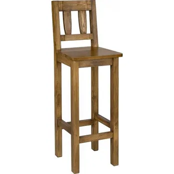 Barová židle Barová židle z masivu SIL 10 - K01 světlá borovice