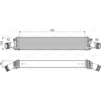 Chladič motoru Chladič turba VALEO 818654