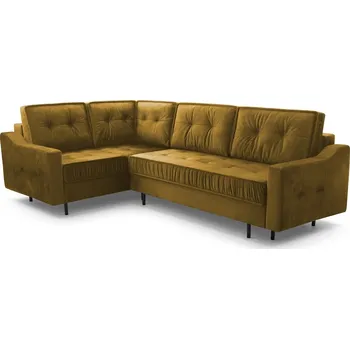 Sedací souprava Falco Rohová sedací souprava AMALIA rozkládací s úložným prostorem, levá, khaki/Monolith 38