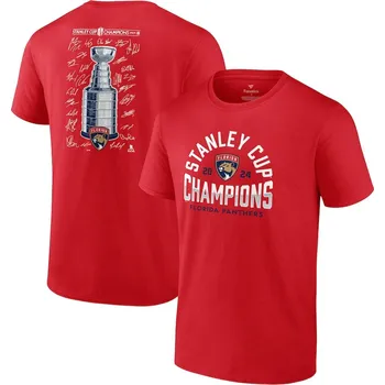 Fanatics Pánské tričko Florida Panthers NHL 2024 Stanley Cup Champions Signature Roster Velikost: S