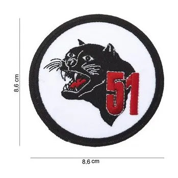 Nášivka Nášivka textilní 101 Inc Path 51 - bílá-černá