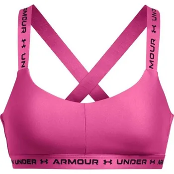 Podprsenka Dámská podprsenka Under Armour CROSSBACK LOW XS Růžová, Černá
