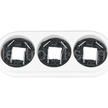 vypínač VINTAGE 3 rámeček bílá nástěnný keramika CD0103