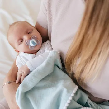 Dětská deka Lily is sailing Deka Mušelín - mintová