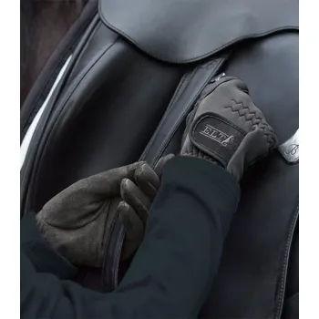 Jezdecké zimní rukavice Neopren, XL - Černá