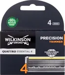 Wilkinson Sword Quattro Essential 4 Precision Trimmer náhradní břit 4 ks pro muže