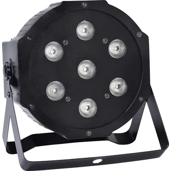 SOH LED PAR flat reflektor 7x 6 W 4-in-1, RGB+WW, DMX