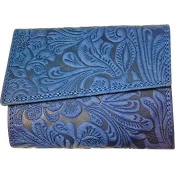 Peněženka KOŽENÁ DÁMSKÁ PENĚŽENKA ROBERTO BLUE ROBERTO