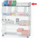 B2B Partner Horní drátěné police pro stohovací koše, 600 mm