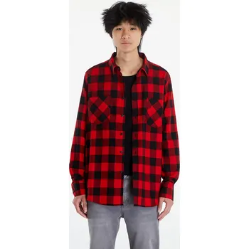 Urban Classics Checked Flanell Shirt Black/ Red S