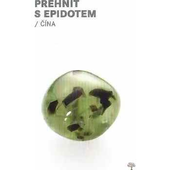 Obal na kartičku Magieprirody.cz Kartička s popiskem kamene Prehnit s Epidotem #80