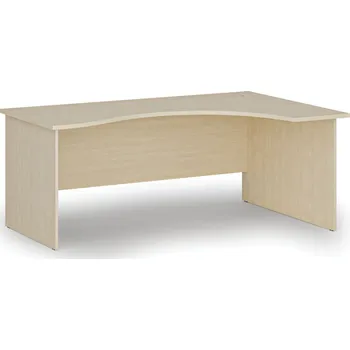 Psací stůl B2B Partner Ergonomický kancelářský psací stůl PRIMO WOOD, 180x120 cm, pravý, bříza